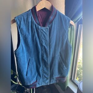 Vintage Reversible Corduroy Vest